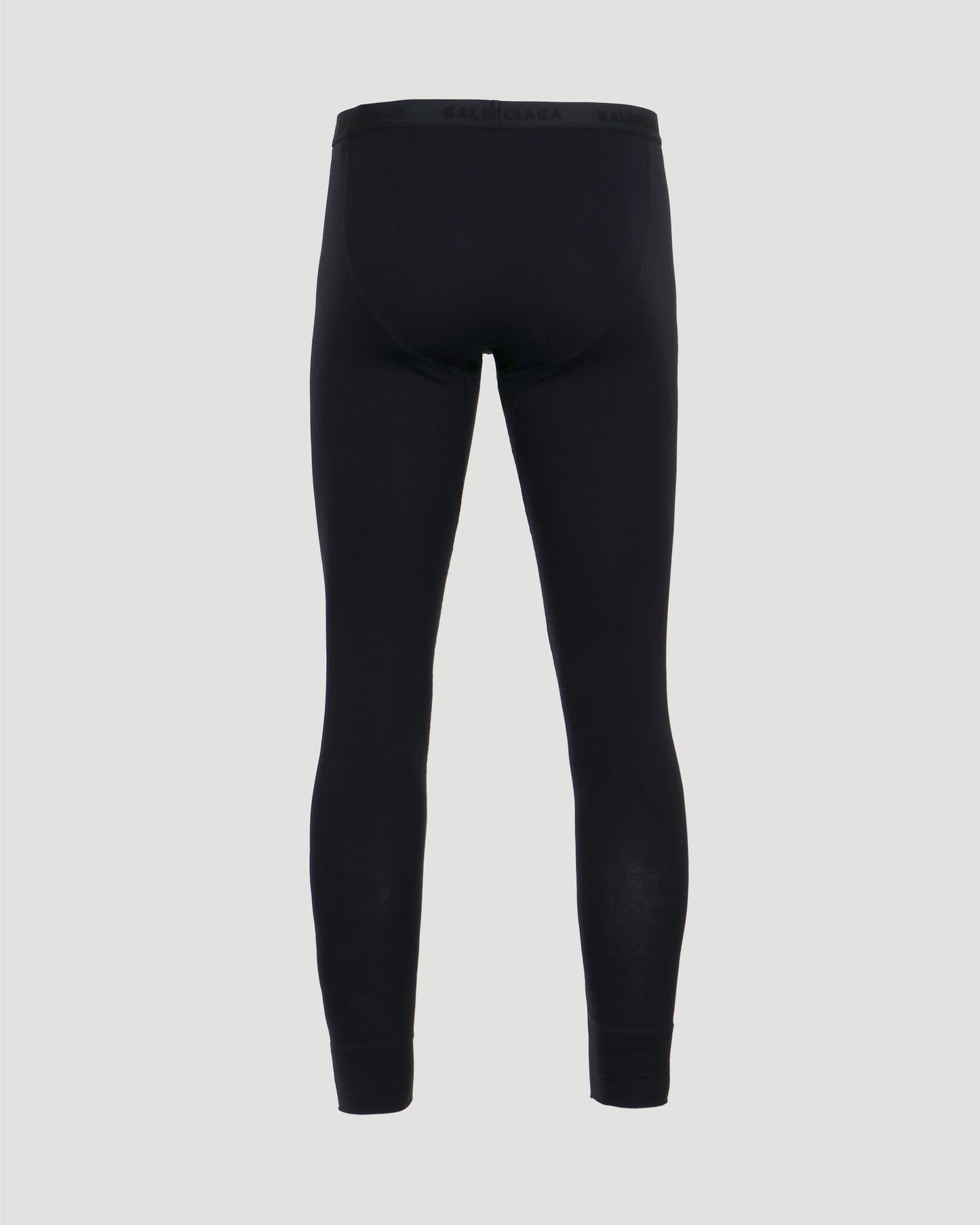 Under leggings in black stretch cotton