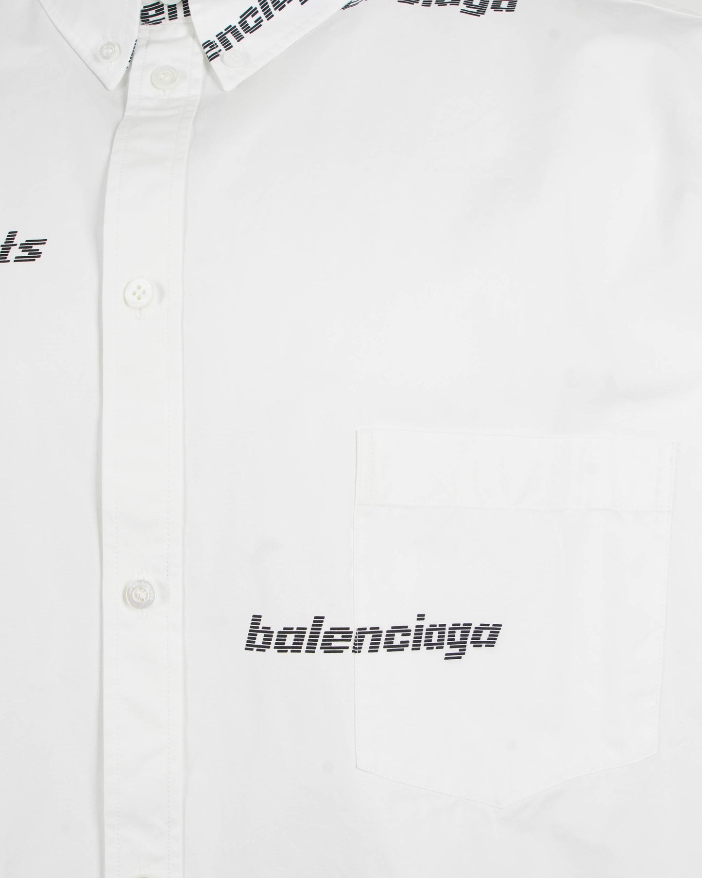 ALL OVER MONOGRAM SHIRT IN WHITE