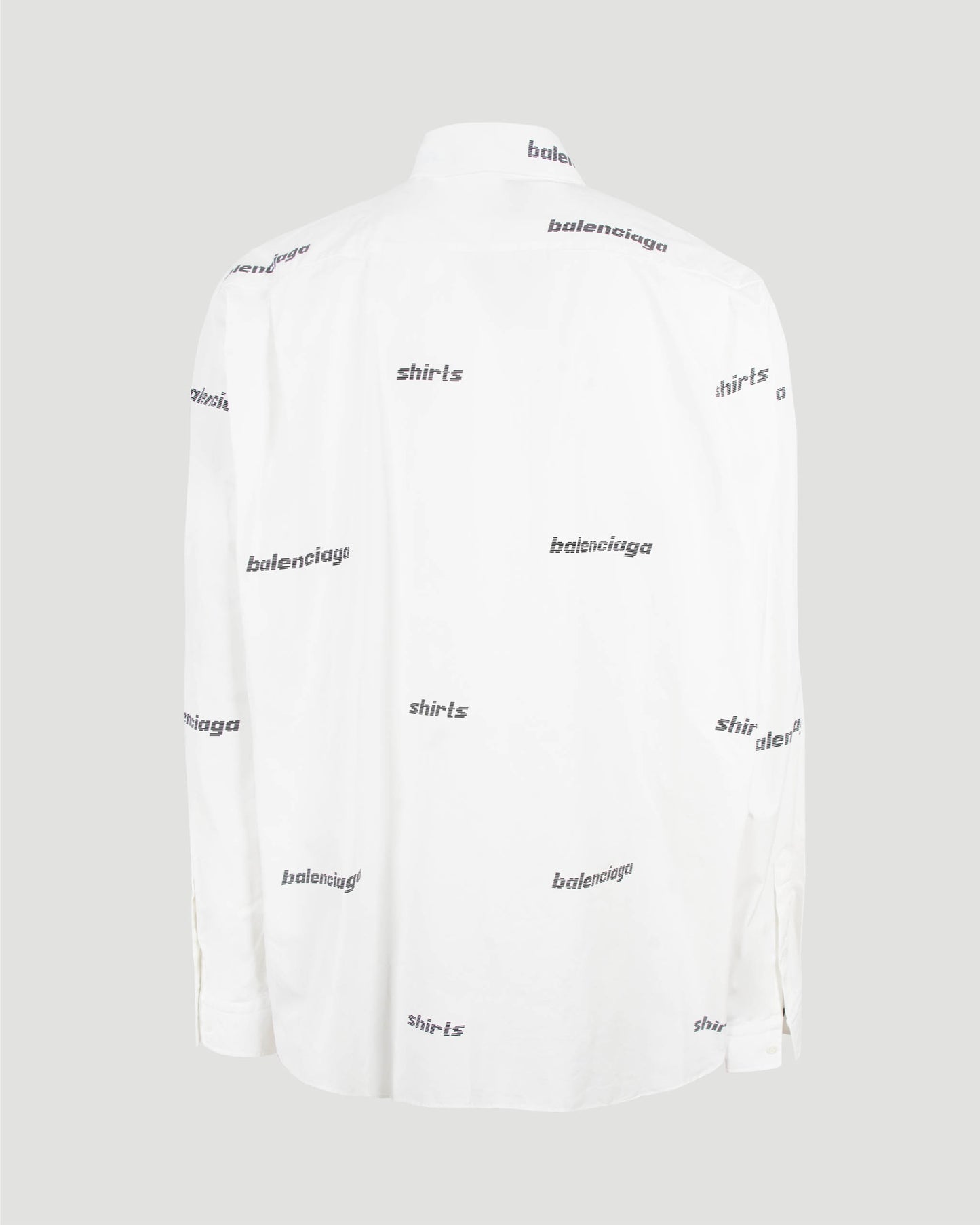 ALL OVER MONOGRAM SHIRT IN WHITE
