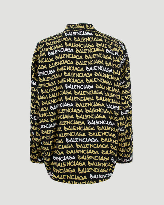 Viscose Shirt With Logo
