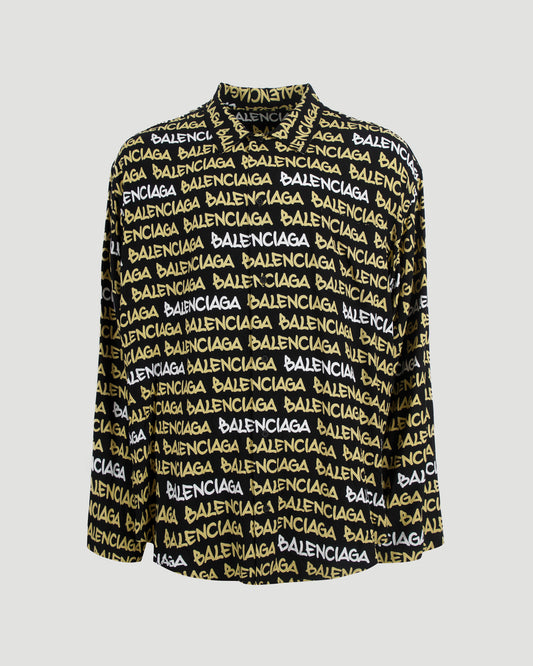 Viscose Shirt With Logo