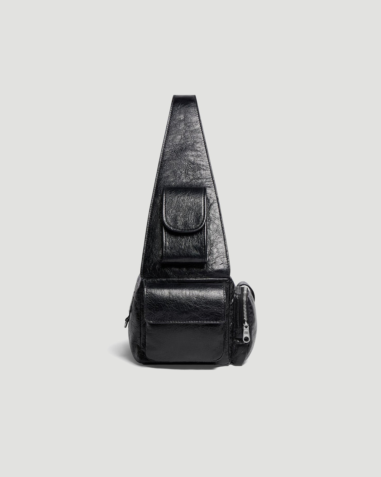SUPERBUSY SMALL SLING BAG IN BLACK