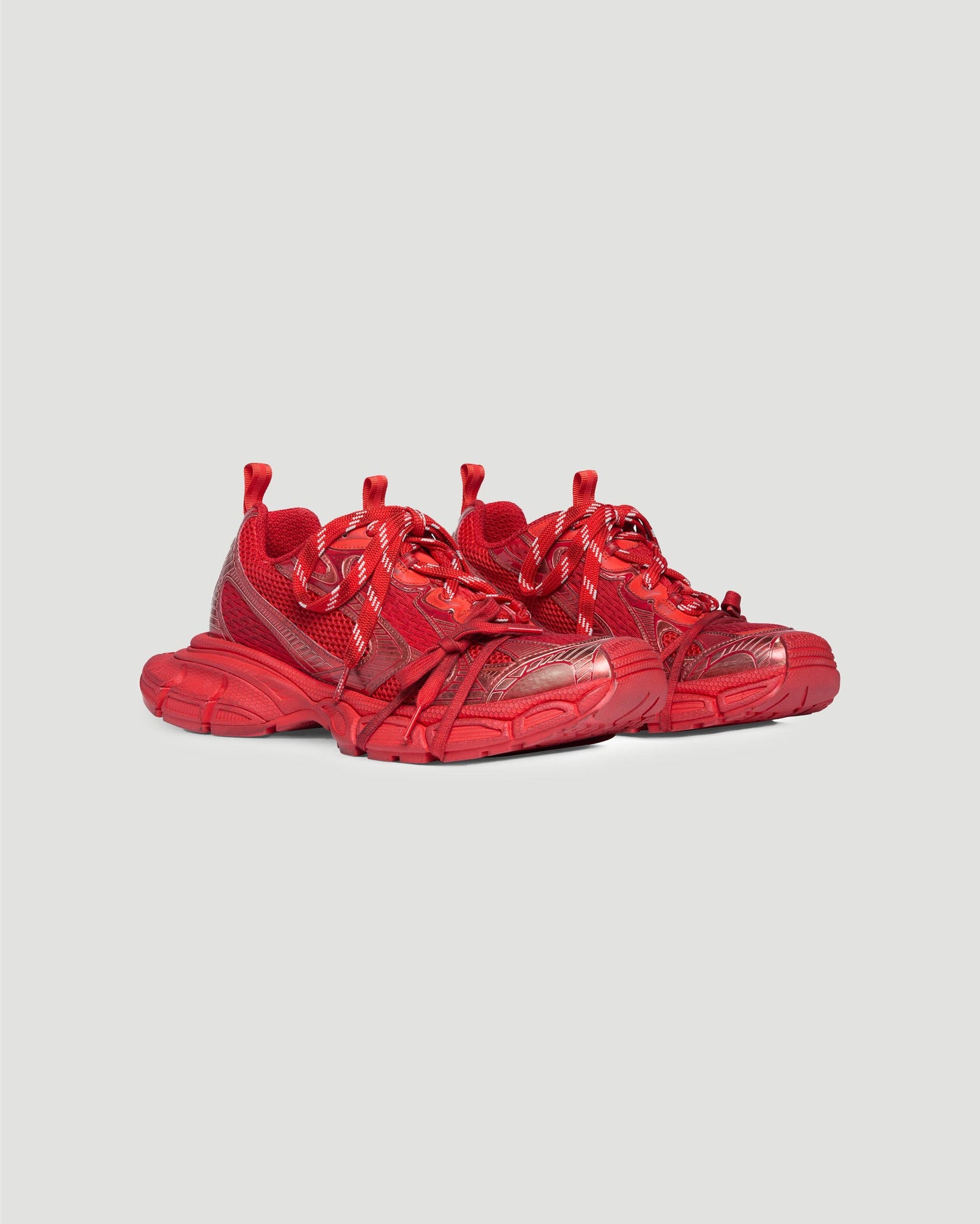 3XL Sneaker in red mesh and polyurethane