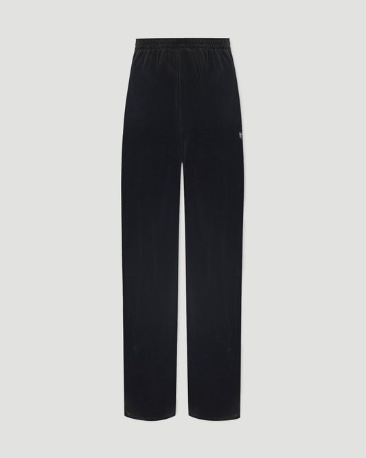 VELOUR SWEATPANTS WITH LOGO