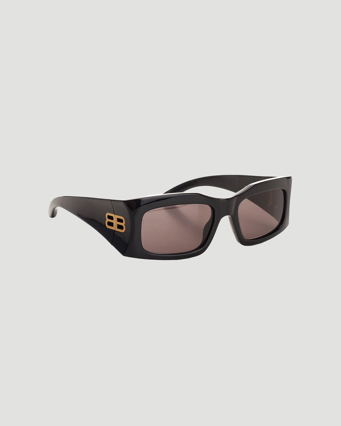MAX RECTANGLE SUNGLASSES IN BLACK