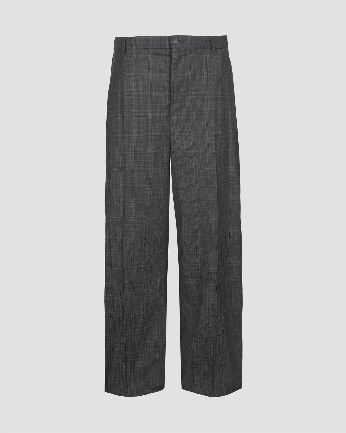 Grey Prince Of Wales Tailored Trousers