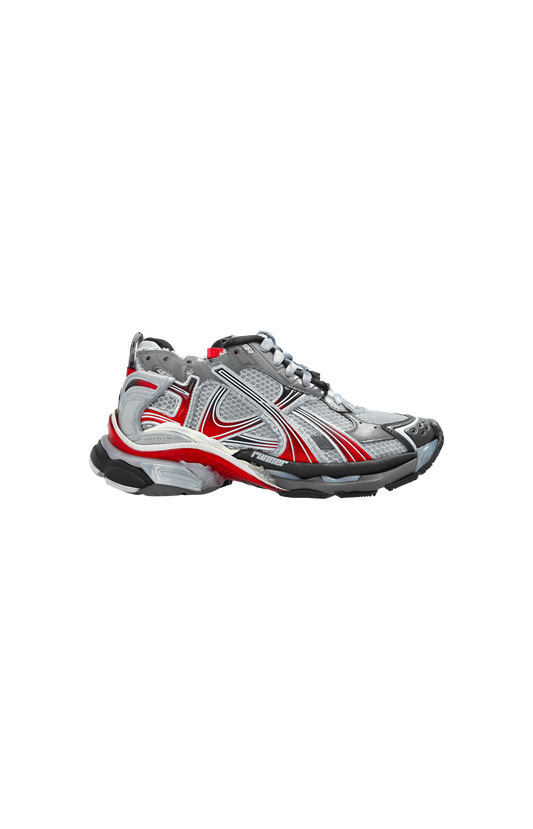 Runner Gradient Sneaker in Grey/red/black