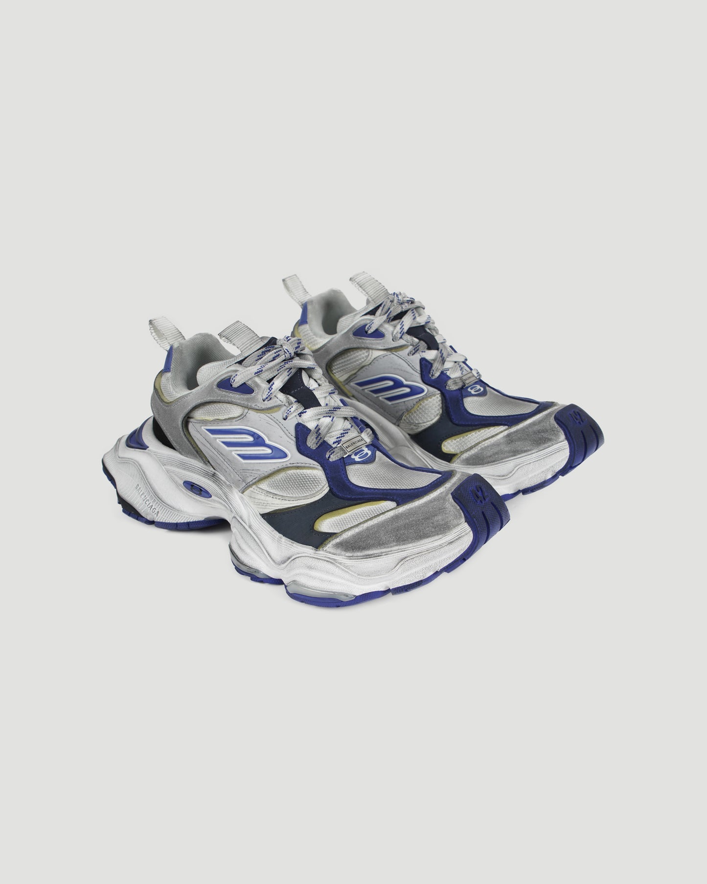 CARGO SNEAKER IN GREY, WHITE & BLUE