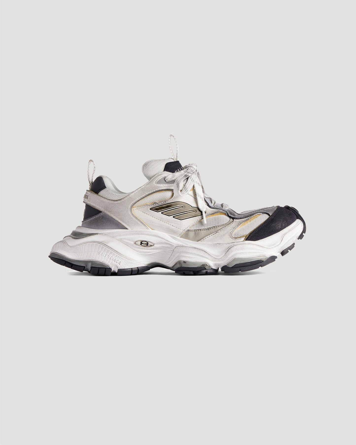 CARGO SNEAKER IN WHITE AND GREY