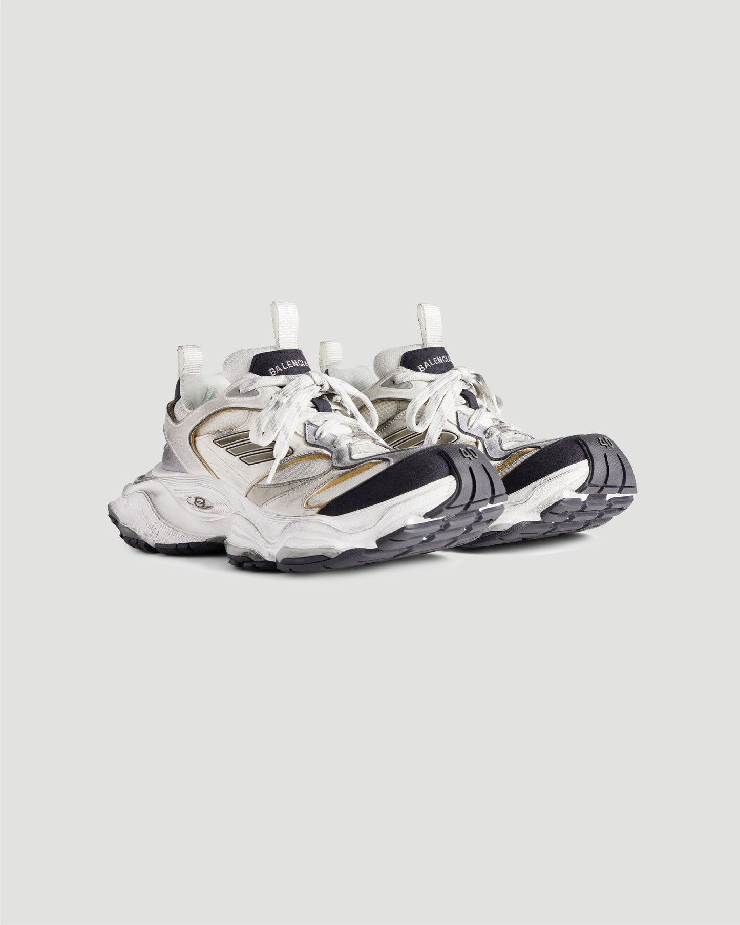 CARGO SNEAKER IN WHITE AND GREY