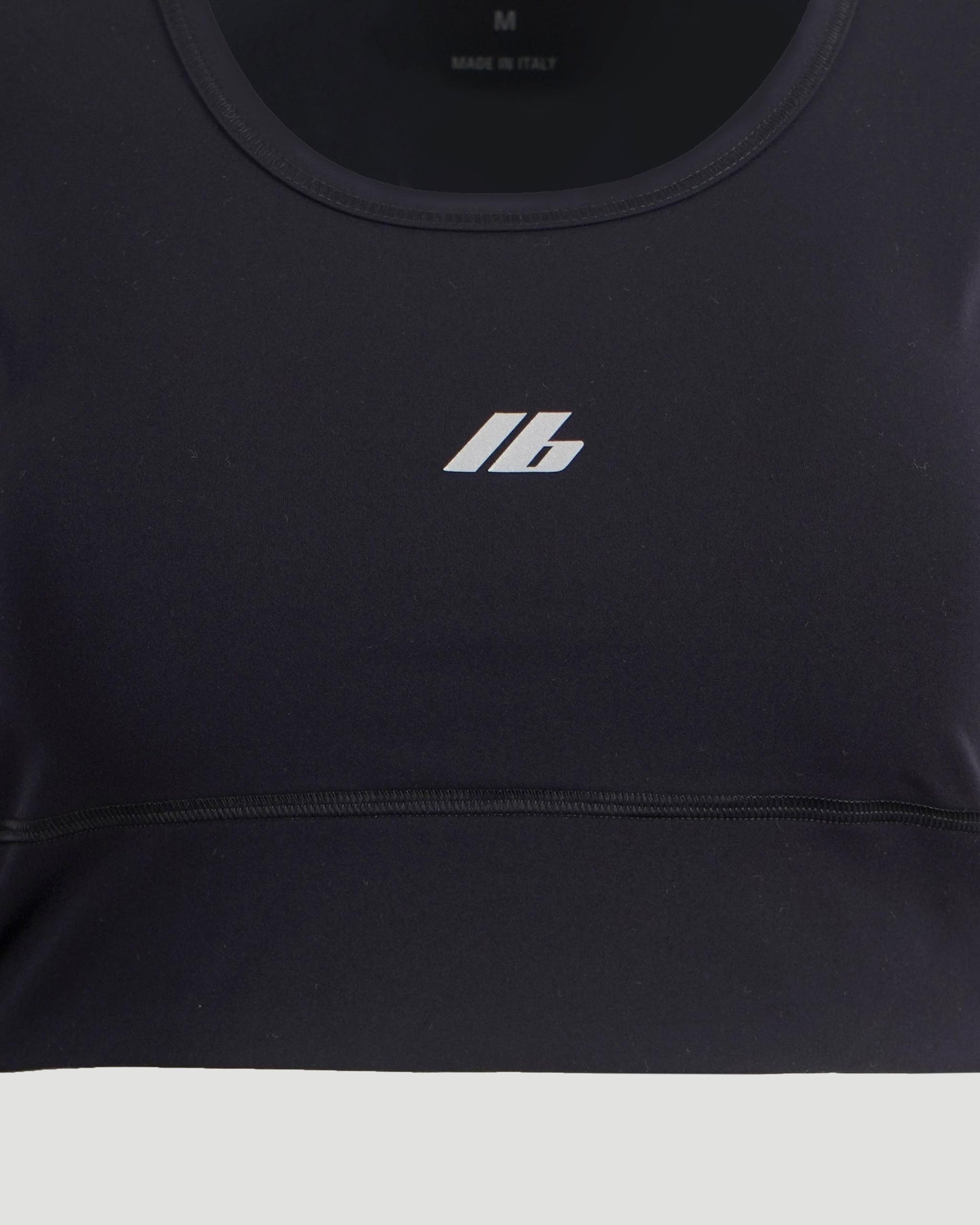 ACTIVEWEAR LONG SLEEVE SPORTS BRA IN BLACK