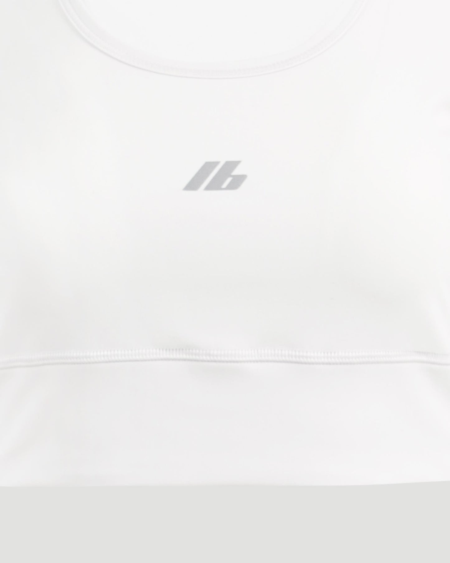 ACTIVEWEAR LONG SLEEVE SPORTS BRA IN WHITE