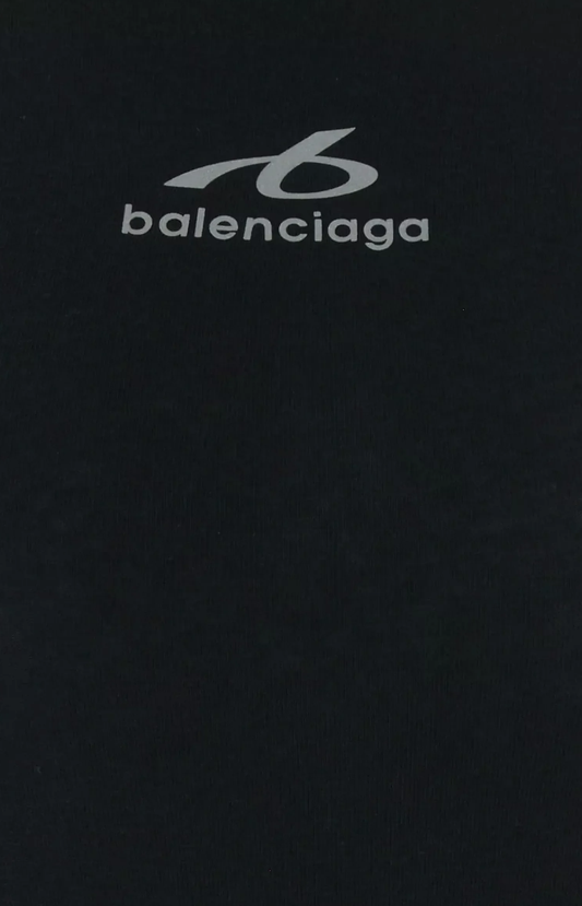 Balenciaga Stretch Cotton T-Shirt in Black — product photo 2