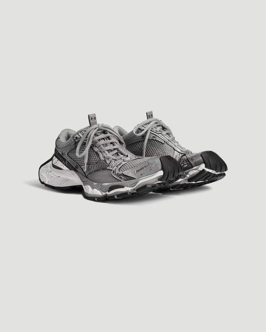 Stapler Sneakers in Grey And Silver