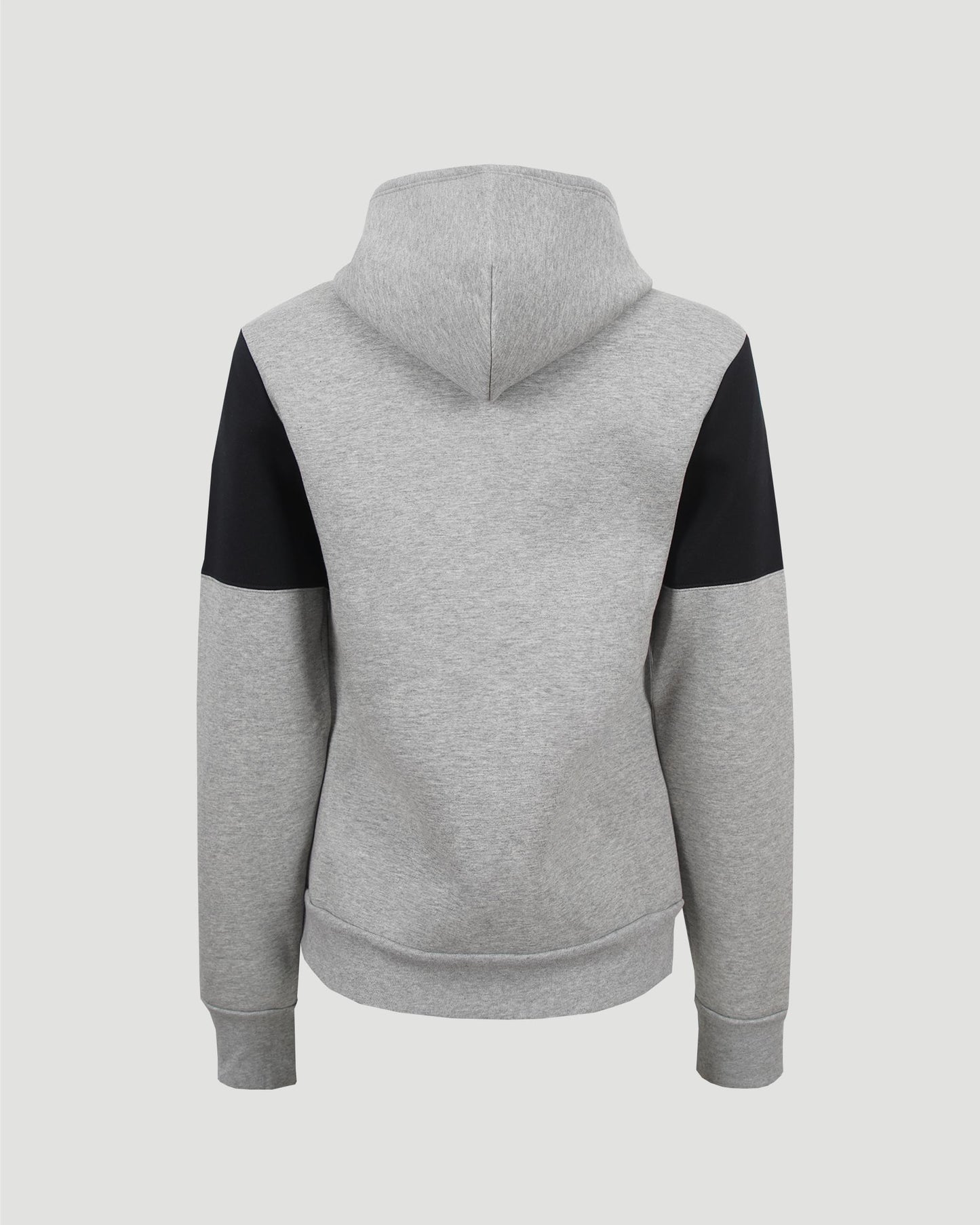 ZIP-UP HOODIE IN GREY AND BLACK