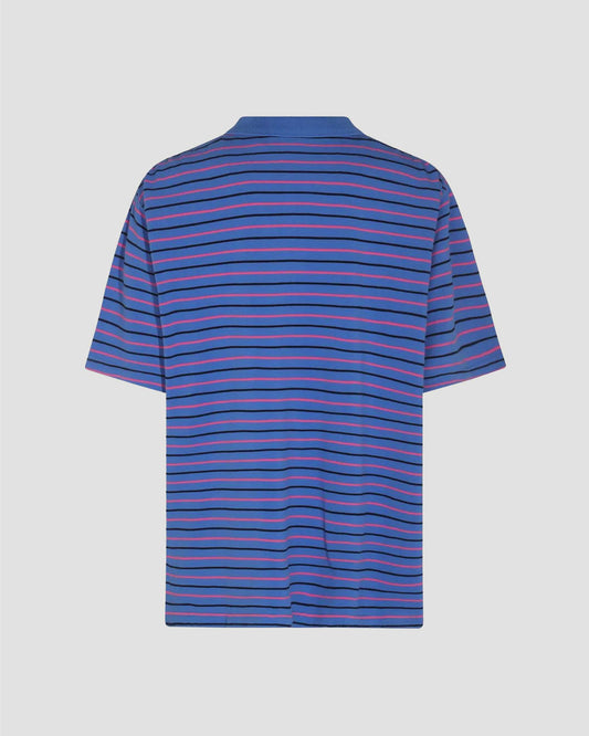 Striped polo shirt