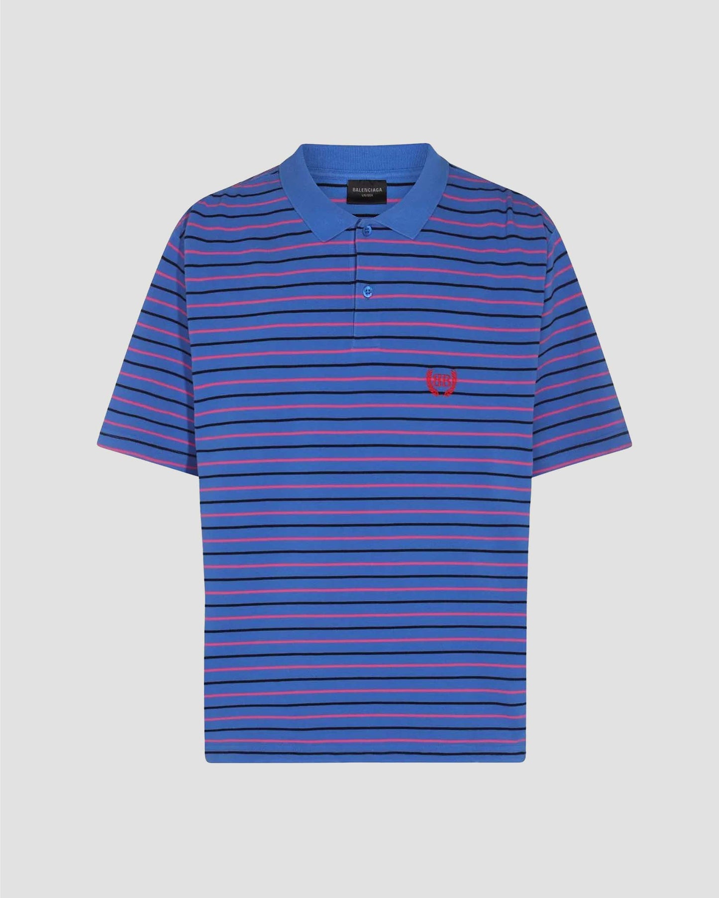 Striped polo shirt