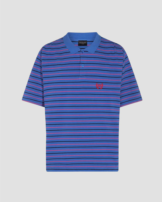 Striped polo shirt