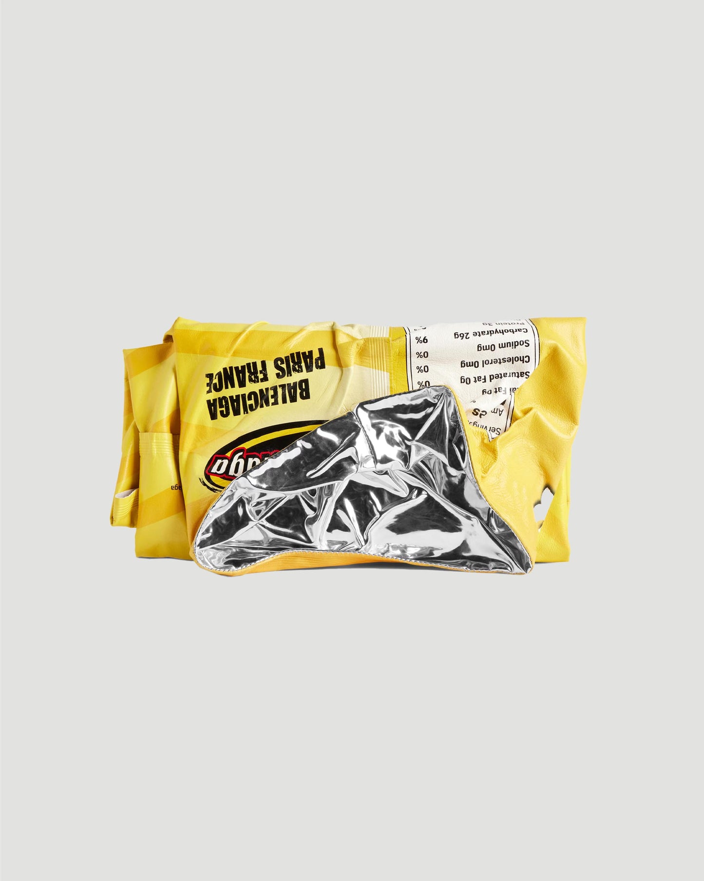 Chips Clutch Wallet in Yellow