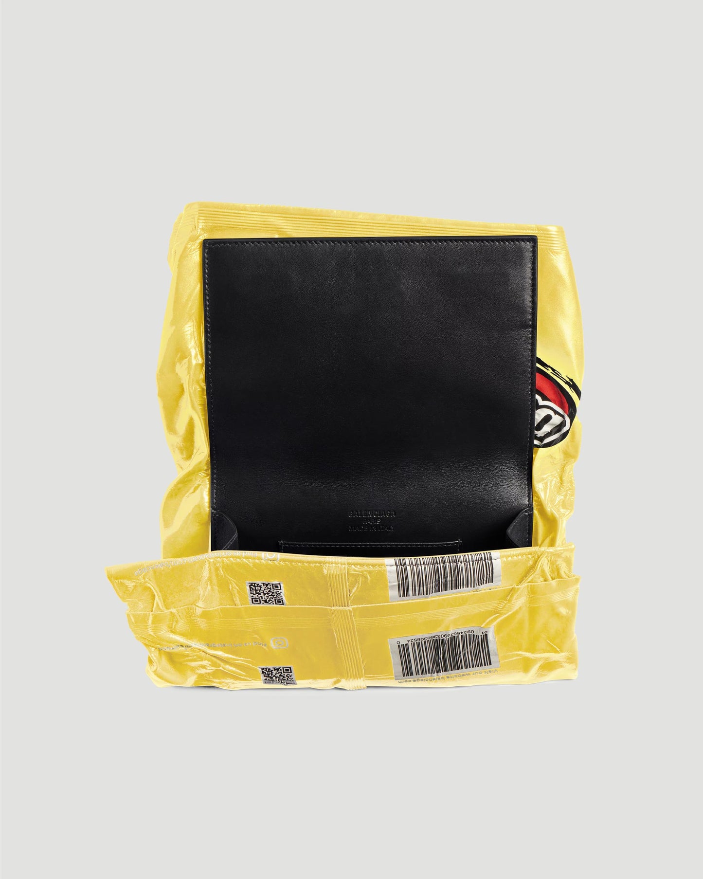 Chips Clutch Wallet in Yellow