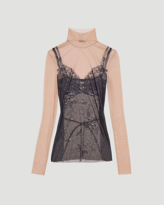 Trompe L'œil Lingerie Top