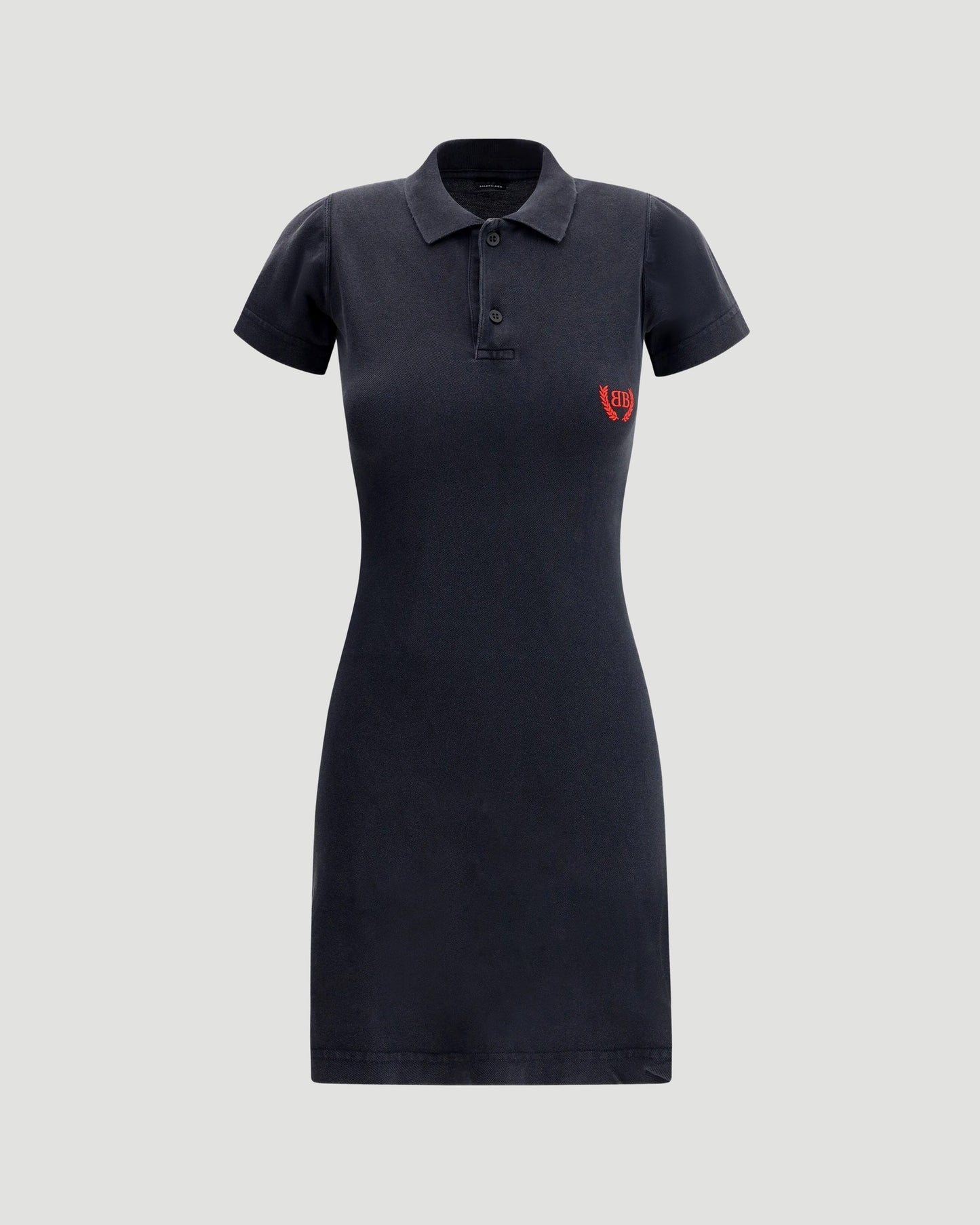 Polo Mini Dress in Black