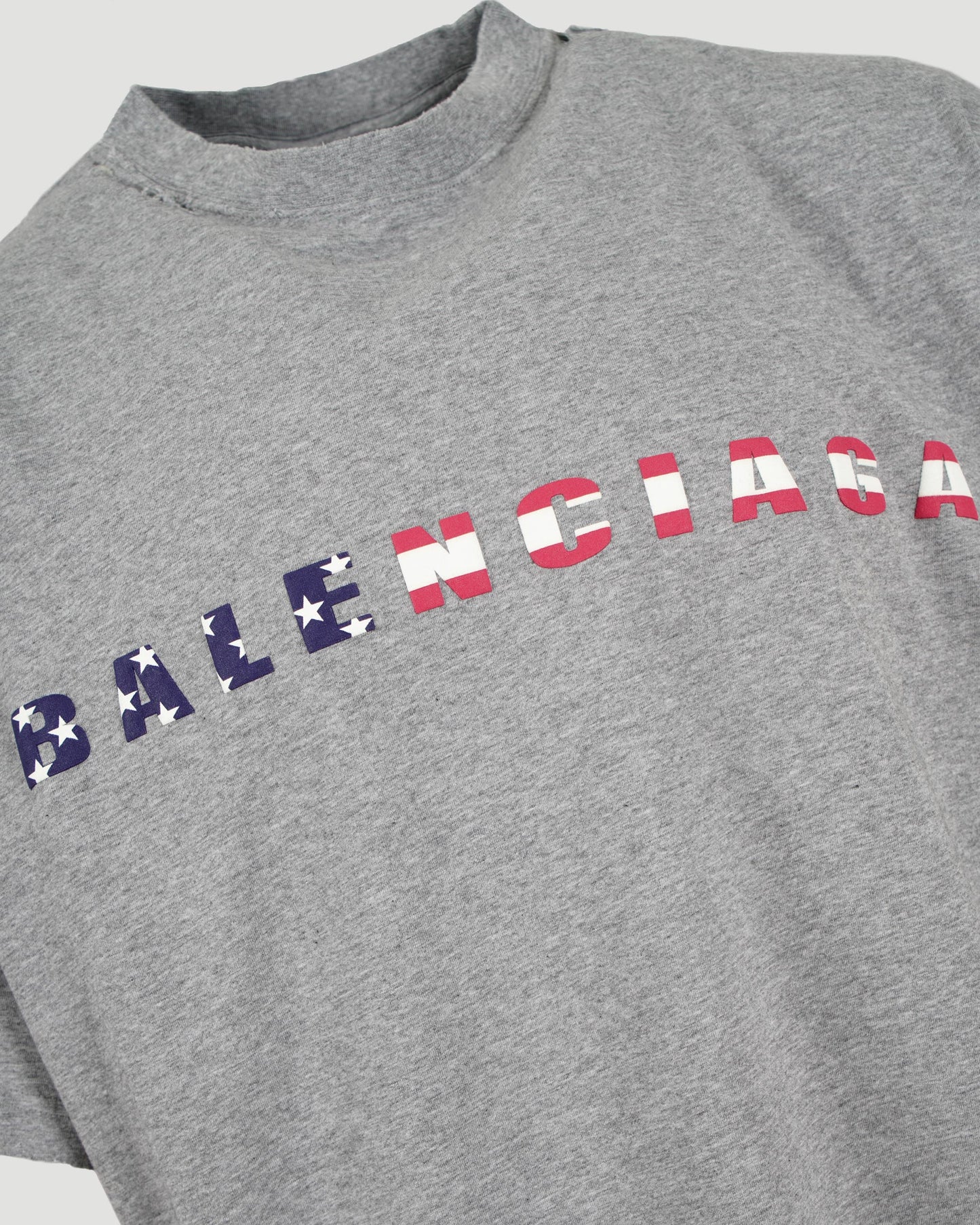 International T-shirt Oversized in Heather Grey