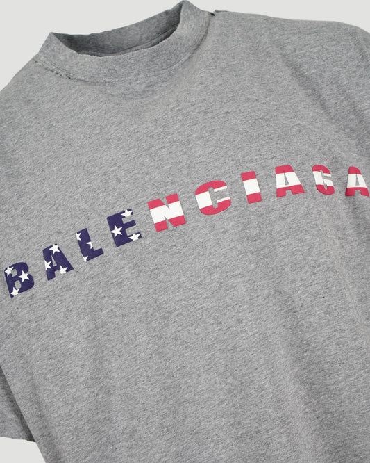 International T-shirt Oversized in Heather Grey