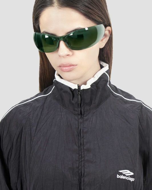 Afterhour Oval Sunglasses in Green