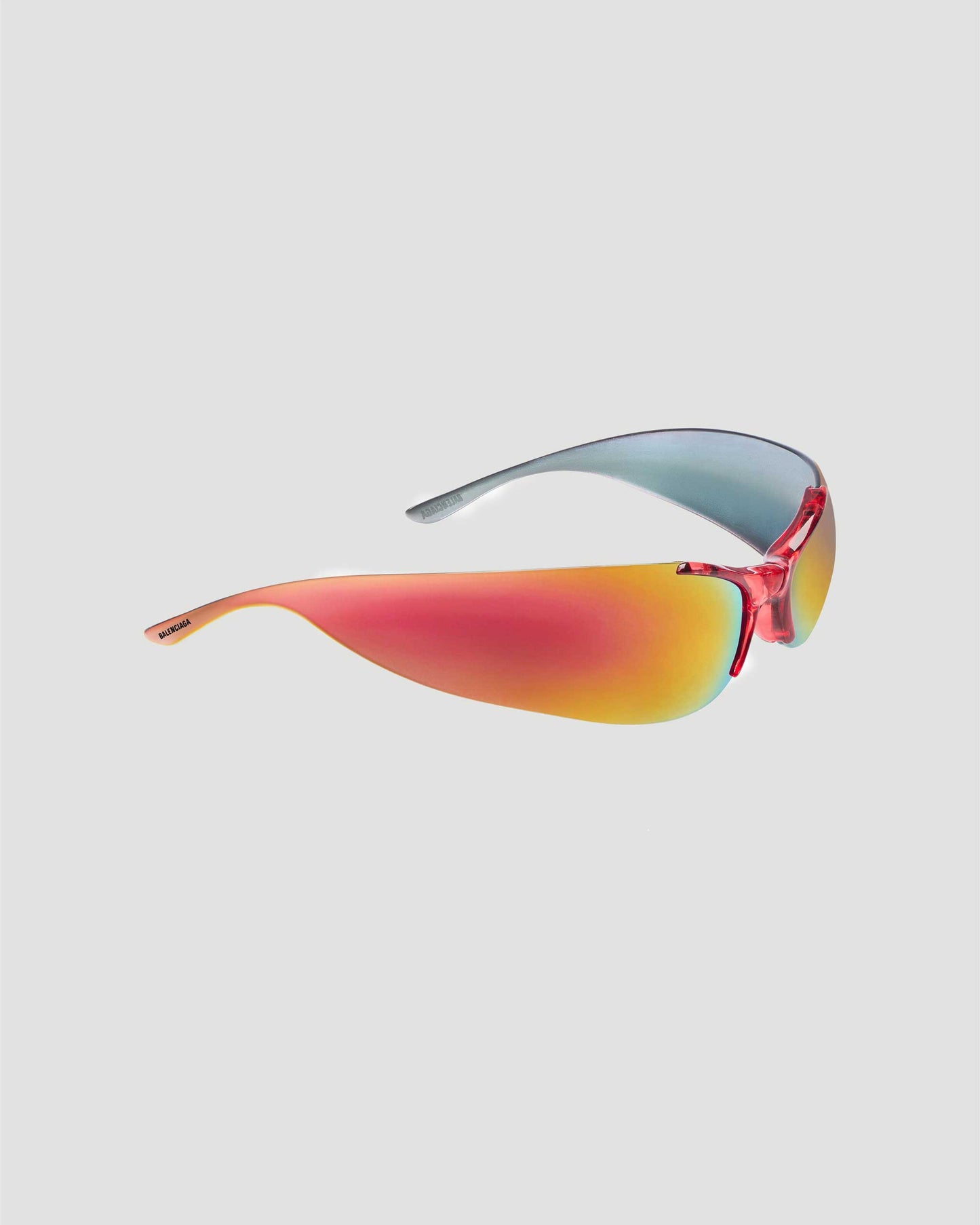 Afterhour Oval Sunglasses in Red