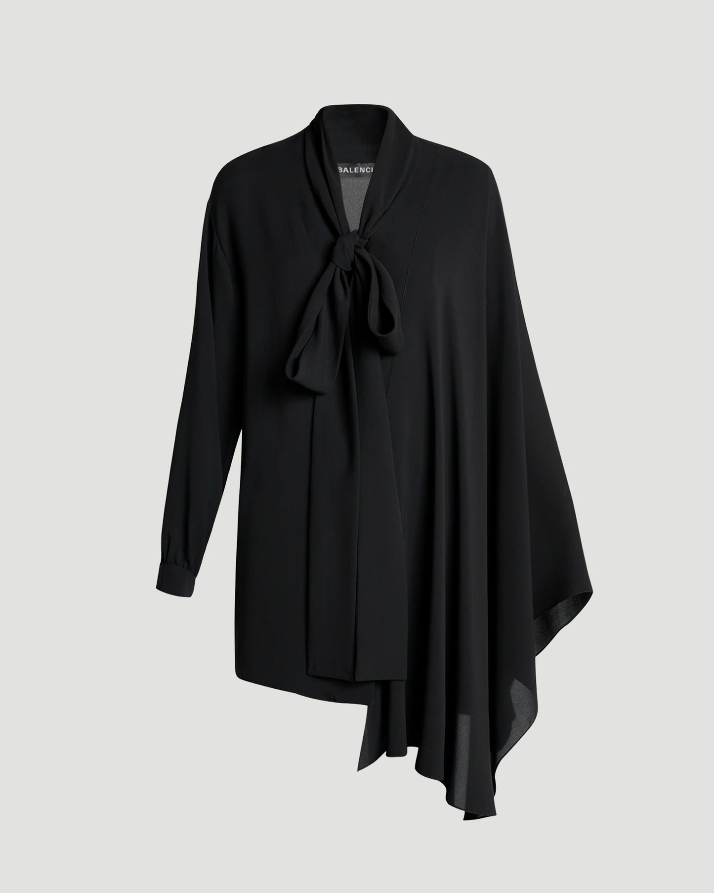 Scarf Blouse in Black