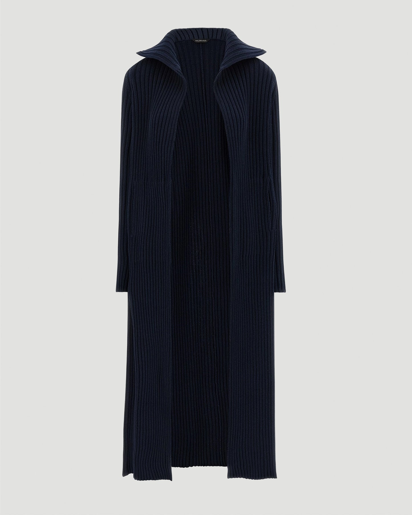 Ribbed Cardigan in Navy