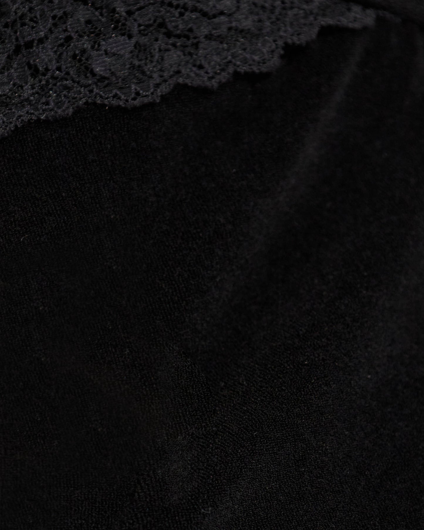 Lace Pyjama Pants in Black