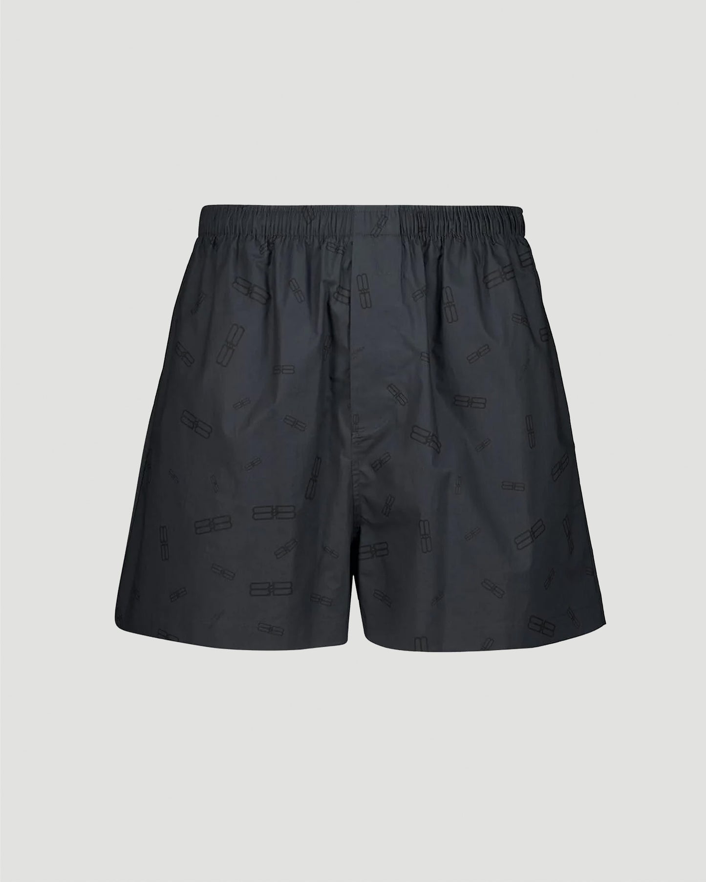Dark Grey Cotton Pyjama Shorts