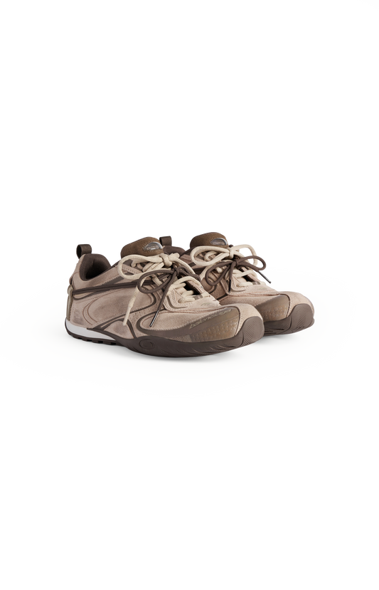 Balenciaga Radar Velvety Sneaker in Beige/brown — product photo 2