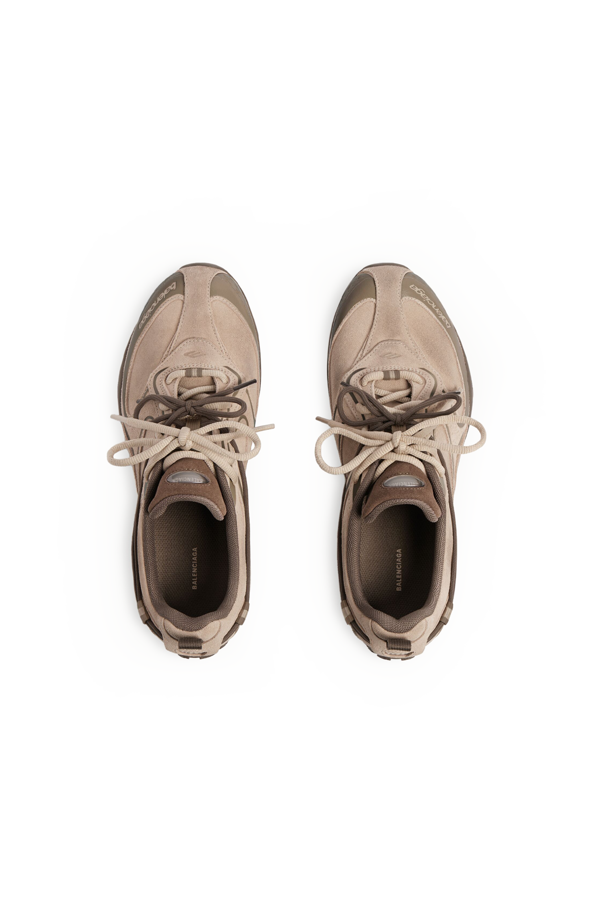 Radar Velvety Sneaker in Beige/brown
