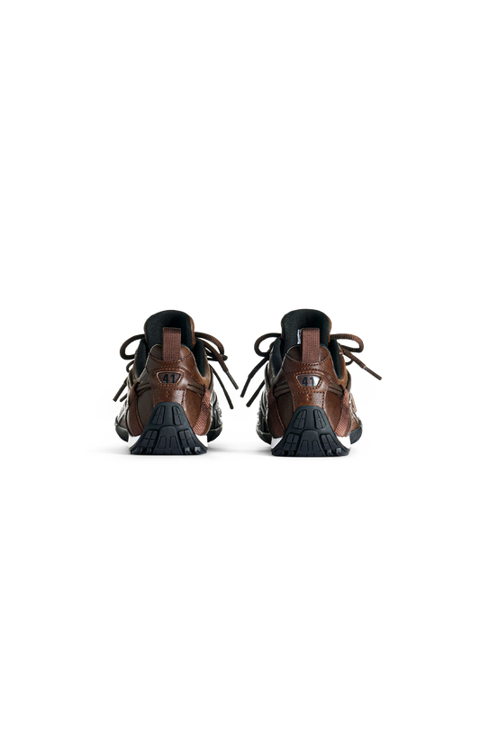 Balenciaga Radar Leather Sneaker in Brown/Black — product photo 2