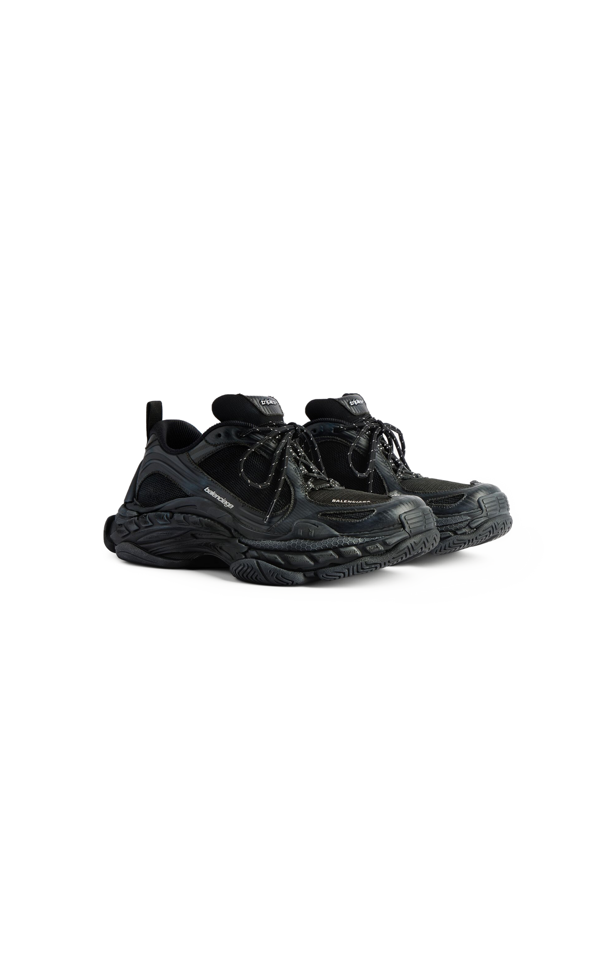 Balenciaga Men's Triple S.2 Sneaker in Black/dark Grey — product photo 2