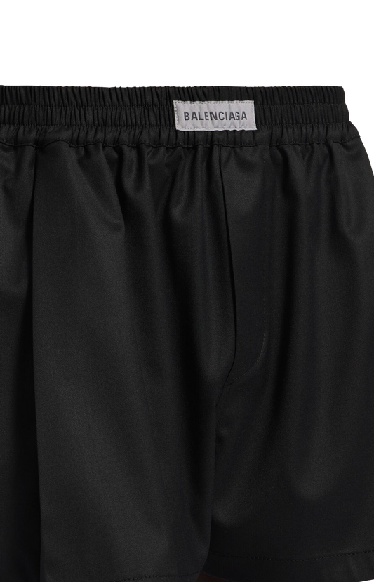 A-line Boxer Shorts in Black