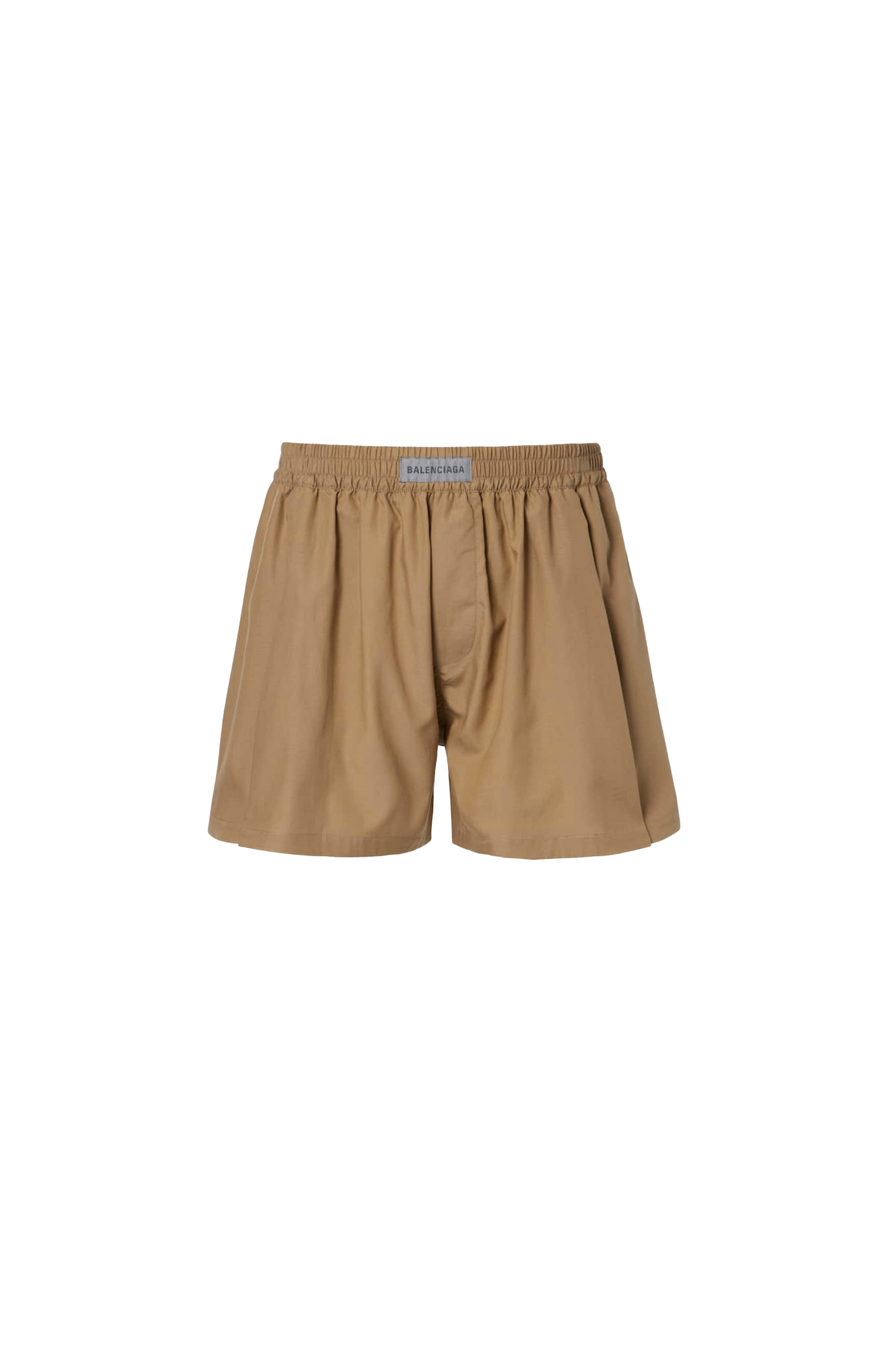 A-line Boxer Shorts in Sand Beige