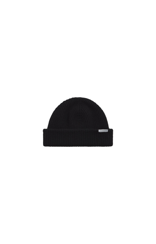Wool Beanie in Black