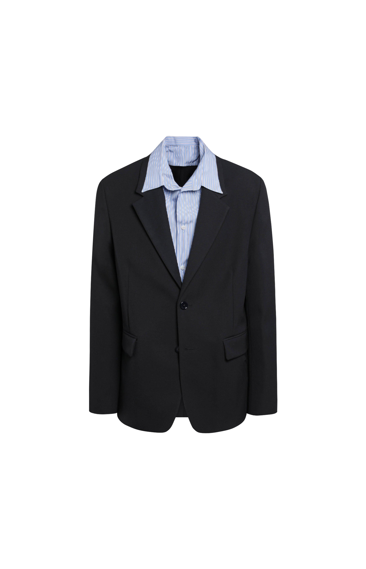 Hybrid Shirt Jacket in Dark Navy