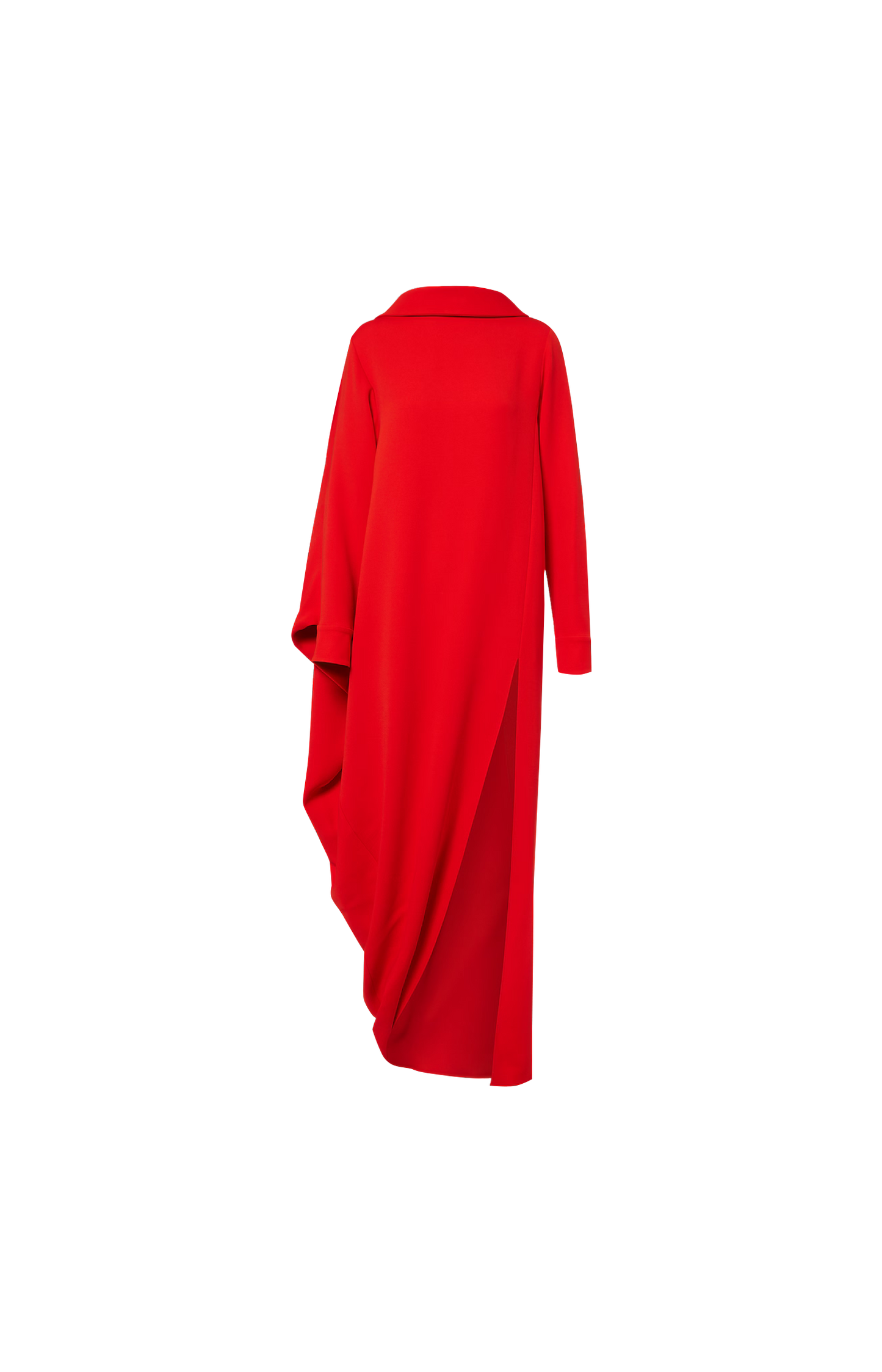 Draped Dress in Red