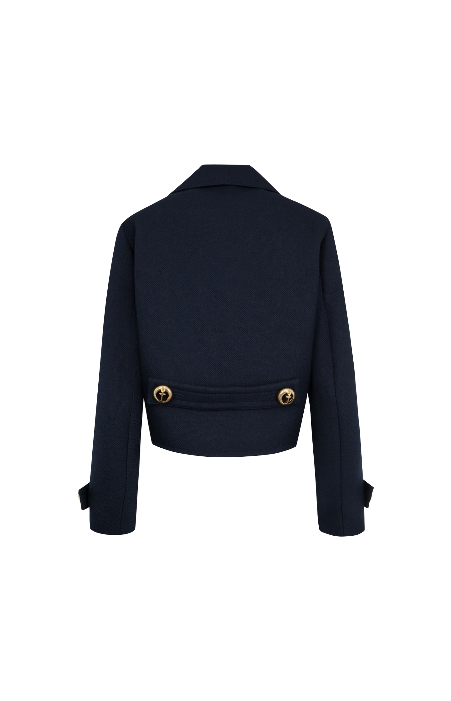 Cropped Peacoat in Navy