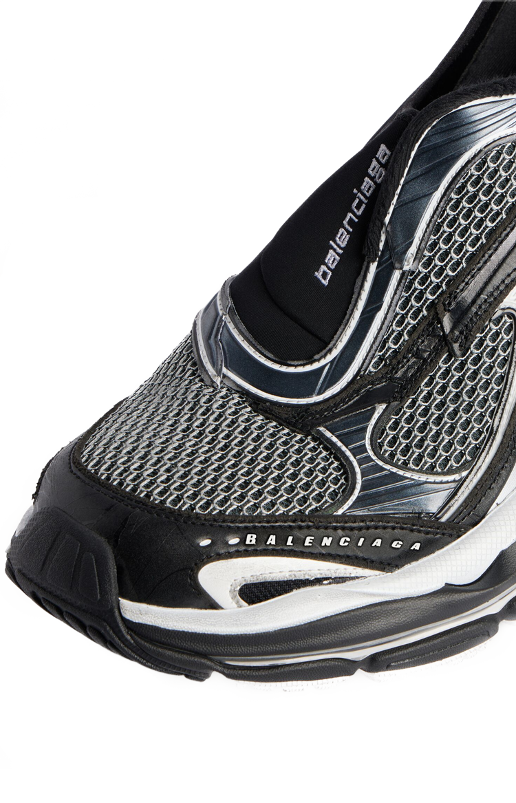 Men's D'orsay Sneaker in Black/white
