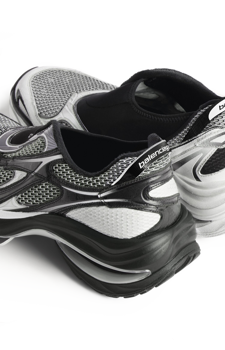 Men's D'orsay Sneaker in Black/white