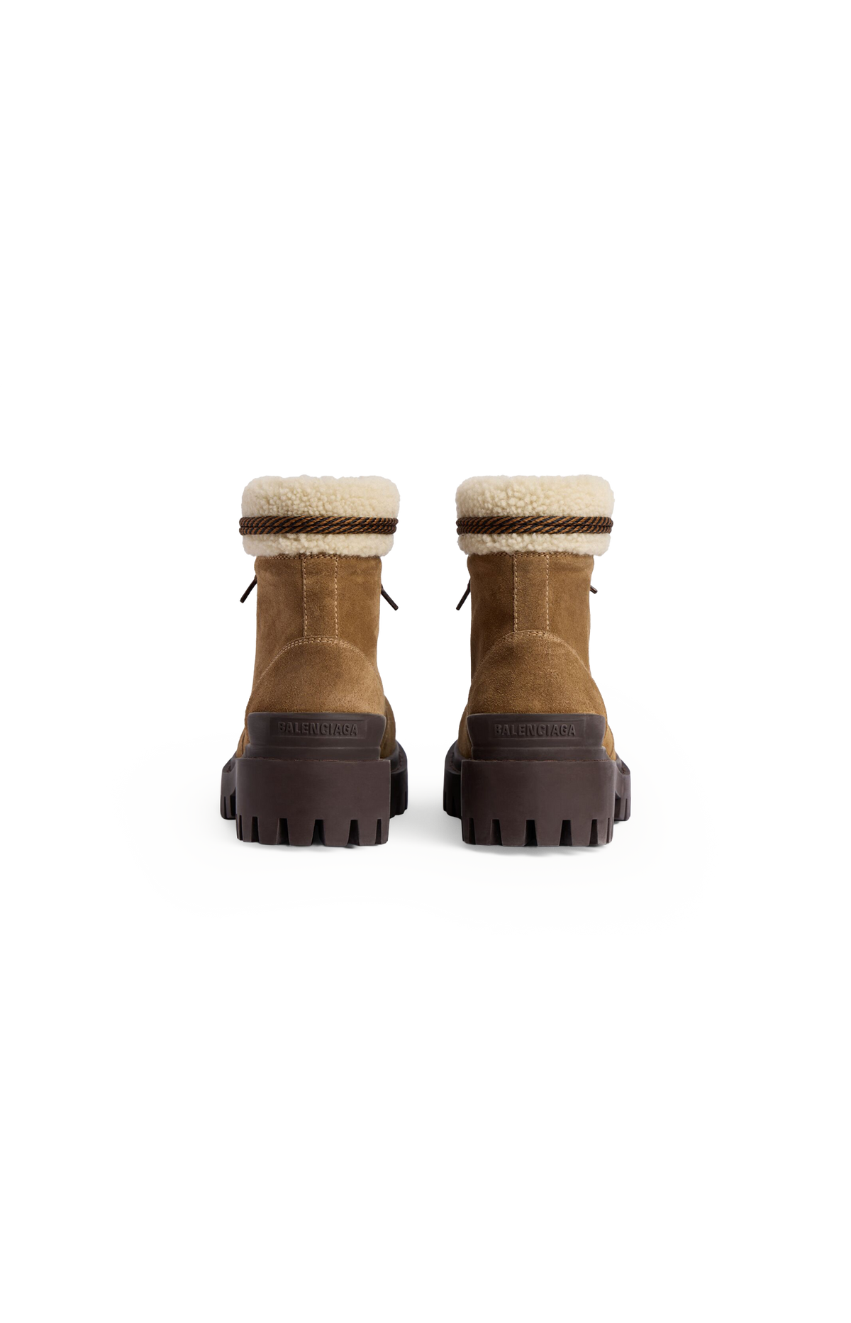 Balenciaga Combat Strike Winter Boot in Brown — product photo 3