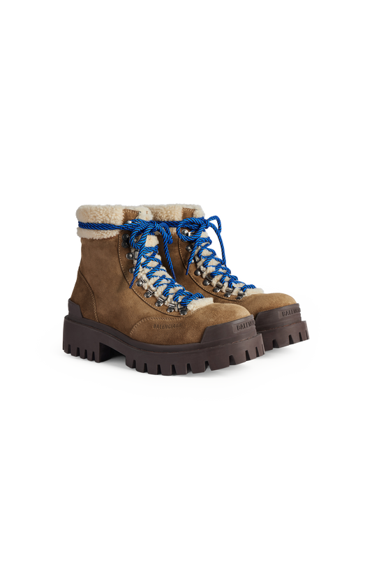 Balenciaga Combat Strike Winter Boot in Brown — product photo 2