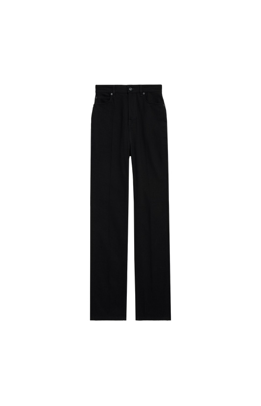 High Waist Slim Jeans in Black