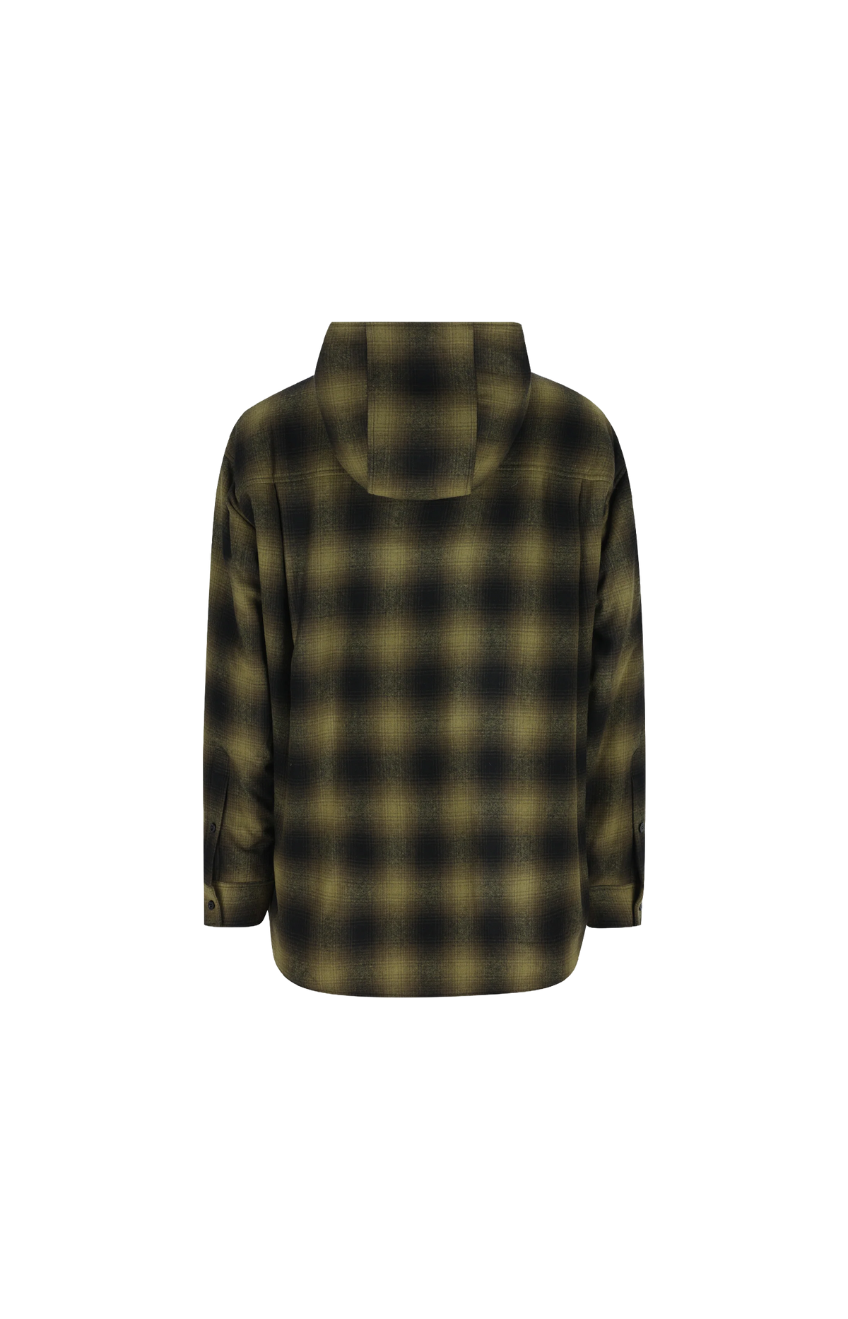Balenciaga Wool Overshirt in Khaki/Black — product photo 2